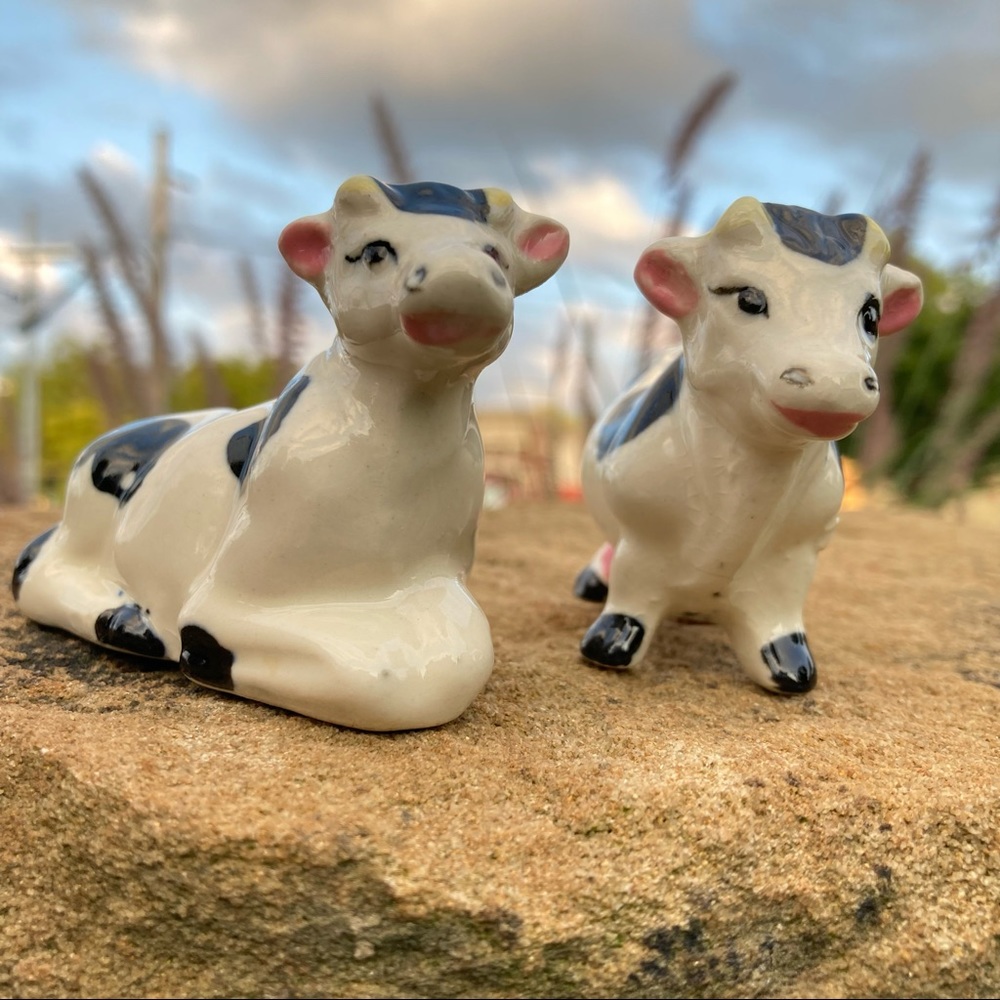 Cow Salt & Pepper Shakers